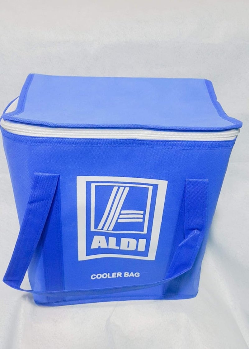 حقيبة غداء حرارية زرقاء من ألدي